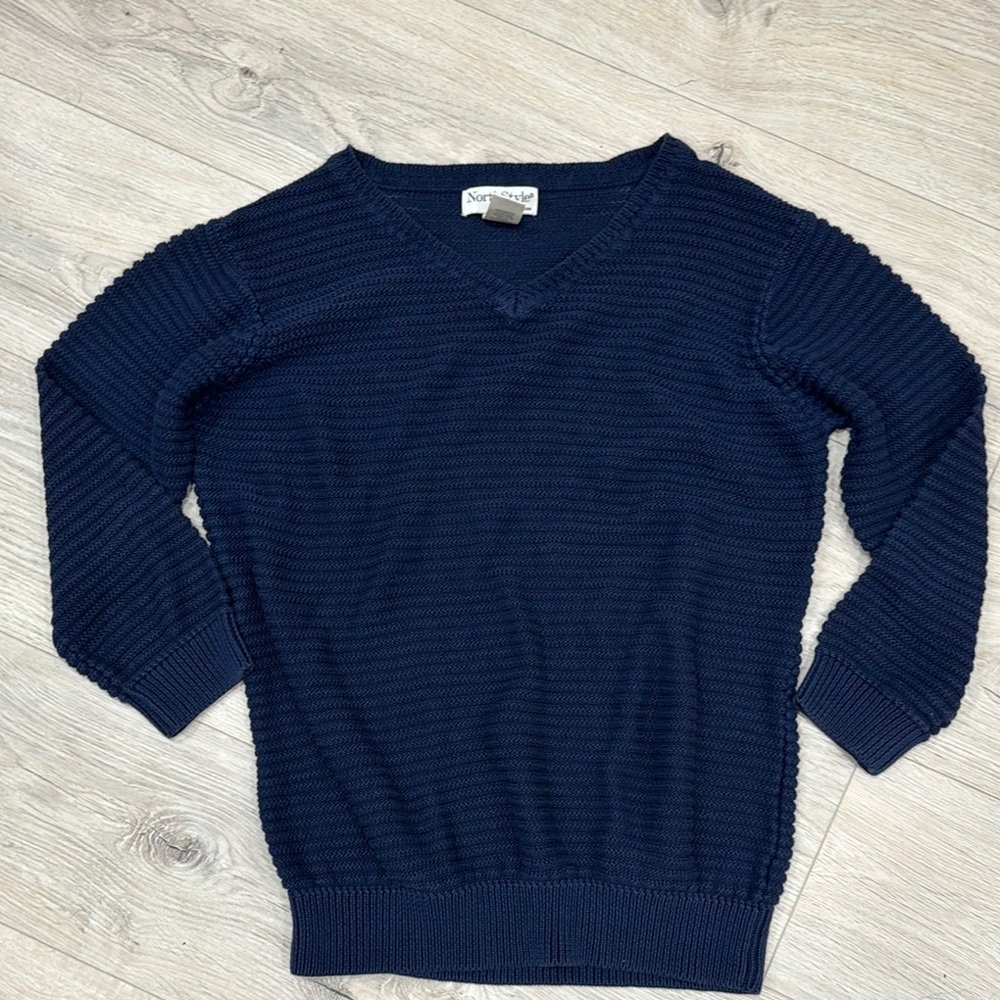 Navy Blue Sweater by NorthStyle